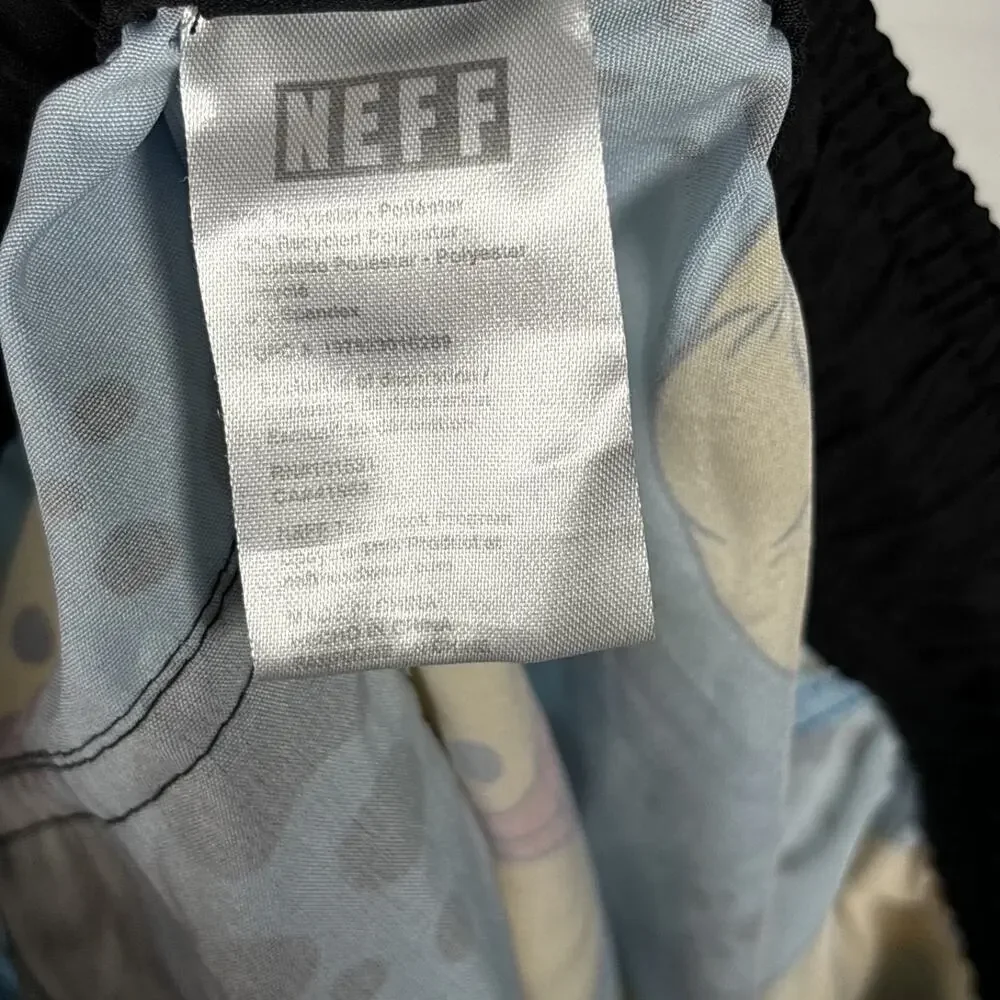 Men's NEFF Blue‎ Rubber Ducky Swimming Trunks Shorts Size Small